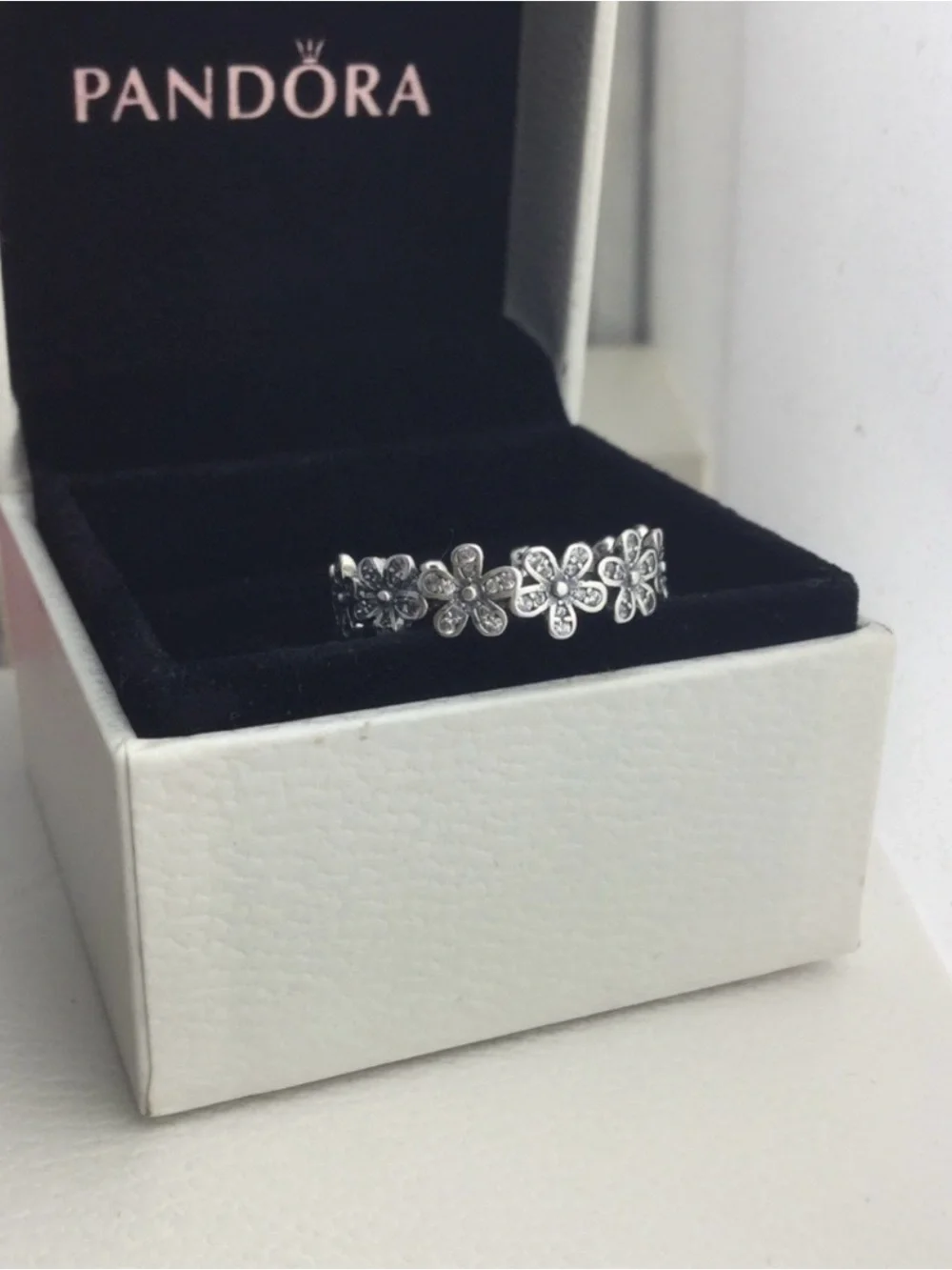 Pandora Silver Floral Vine Ring - Silver new with out tag. Size 8
